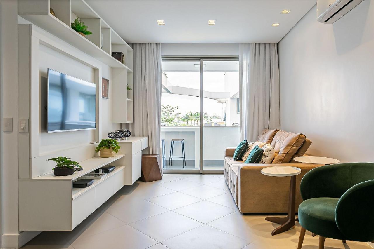 Apartamento de alto padrão a poucos metros da praia em Jurerê Florianópolis Exterior foto