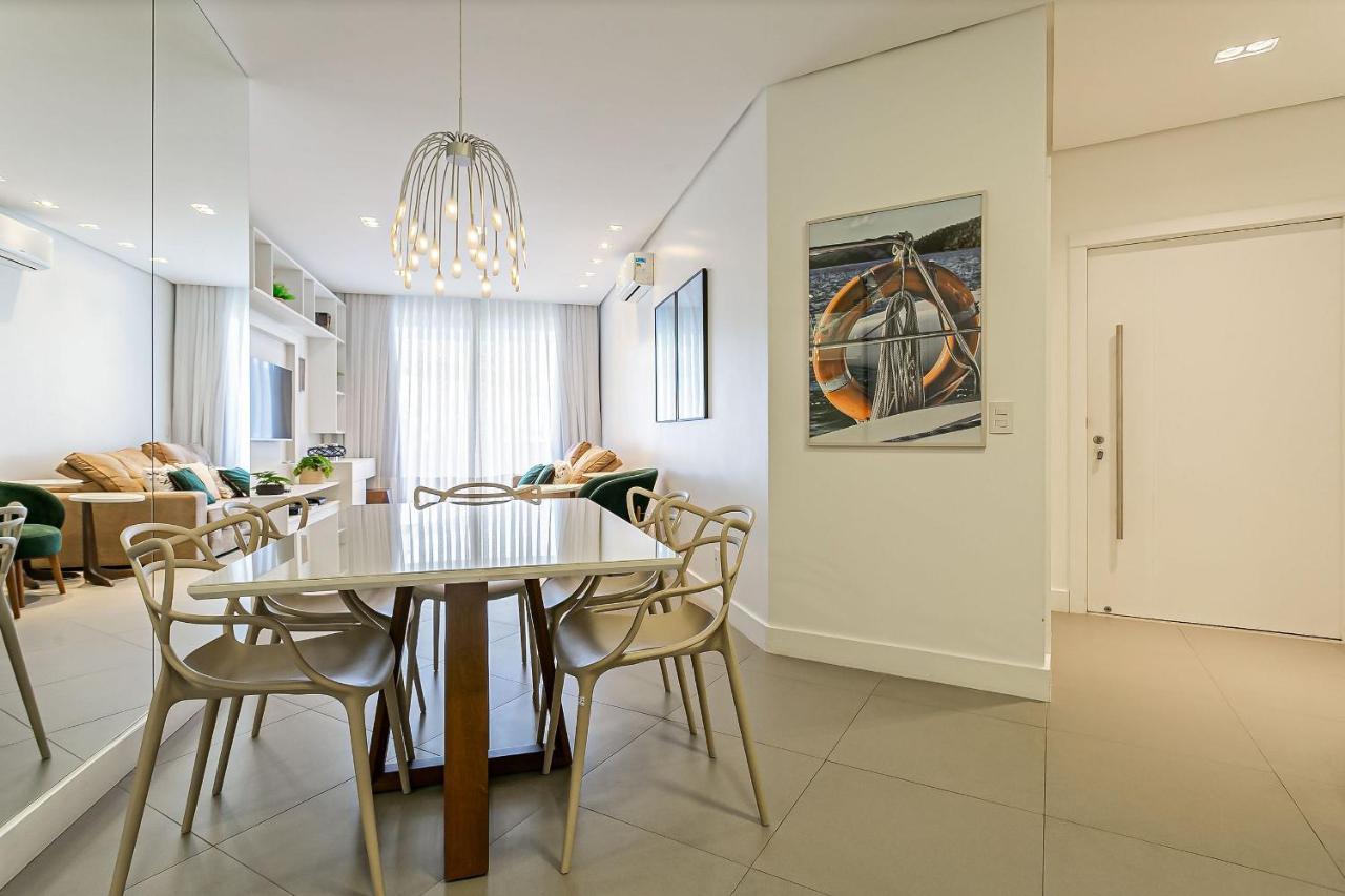 Apartamento de alto padrão a poucos metros da praia em Jurerê Florianópolis Exterior foto